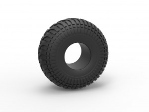 Low pressure tire 10 Scale 1 to 25 3D Print Model
