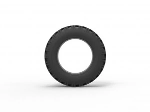 Offroad tire 76 Scale 1 to 25 3D Print Model