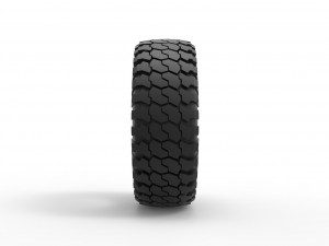 Offroad tire 77 Scale 1 to 25 Model Cetak 3D