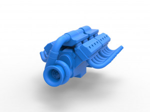 Engine 2 V8 Version 5 Scale 1 to 25 Modèles 3D en vedette