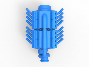 Engine 2 V8 Version 5 Scale 1 to 25 Modèles 3D en vedette