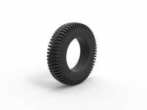 Military tire 9 Scale 1 to 25 3Dプリントモデル