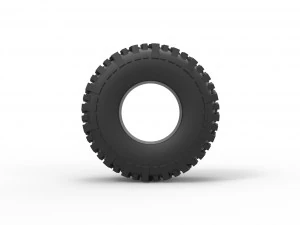 Offroad tire 78 Scale 1 to 25 3D Print Model