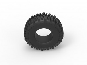 Offroad tire 78 Scale 1 to 25 3D प्रिंट मॉडल
