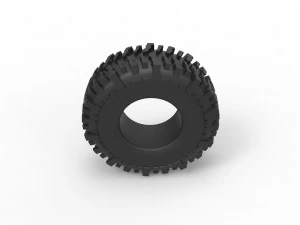 Offroad tire 78 Scale 1 to 25 3D Print Model