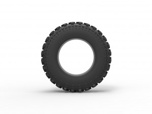 Offroad tire 80 Scale 1 to 25 3D Print Model