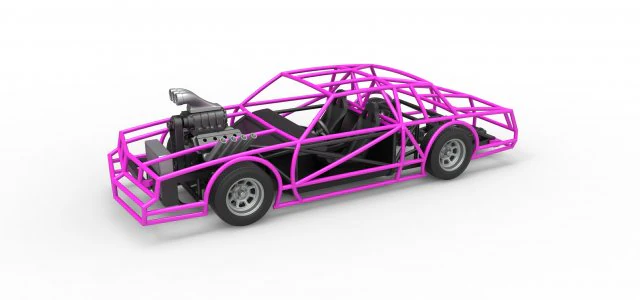 Exo car Scale 1 to 25 3D Print Model .c4d .max .obj .3ds .fbx .stl .blend