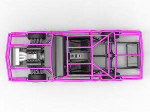 Exo car Scale 1 to 25 3D प्रिंट मॉडल