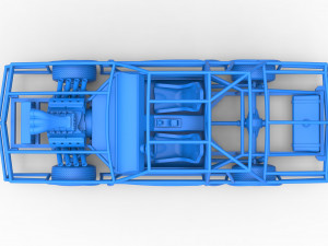 Exo car Scale 1 to 25 3D प्रिंट मॉडल