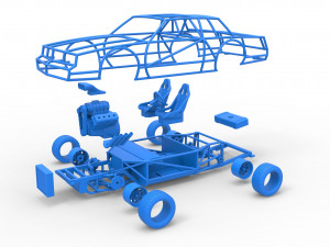 Exo car Scale 1 to 25 3D प्रिंट मॉडल