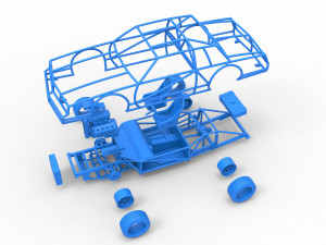 Exo car Scale 1 to 25 3D प्रिंट मॉडल