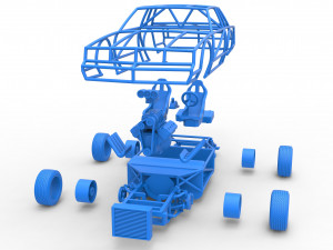 Exo car Scale 1 to 25 3D प्रिंट मॉडल