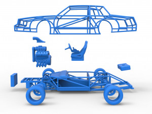 Exo car Scale 1 to 25 3D प्रिंट मॉडल