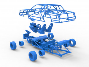 Exo car Scale 1 to 25 3D प्रिंट मॉडल