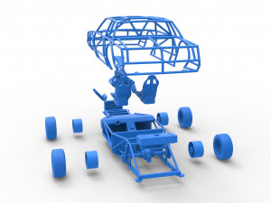 Exo car Scale 1 to 25 3D प्रिंट मॉडल