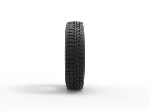 Semi truck tire 6 Scale 1 to 25 3D Print Model