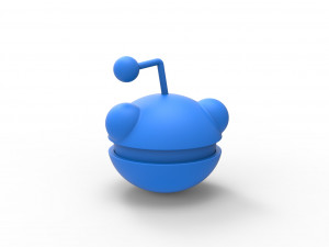 Reddit orb 3D प्रिंट मॉडल