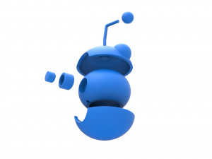 Reddit orb 3D प्रिंट मॉडल