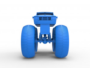 Vintage Monster Truck Scale 1 to 25 3D Принт Модель