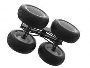 Chassis of vintage monster truck Scale 1 to 25 3D प्रिंट मॉडल