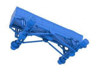 Chassis of vintage monster truck Scale 1 to 25 3D प्रिंट मॉडल