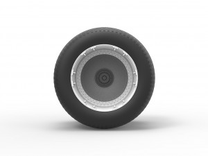 Double Wheel vintage monster truck Scale 1 to 25 3D Print Model