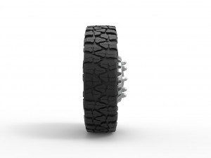 Front semi wheel for pickup Version 11 Scale 1 to 25 3D Принт Модель