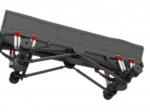 Chassis of vintage monster truck with double wheels Scale 1 to 25 3D Print Model