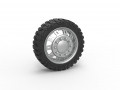 Front semi wheel for pickup Version 19 Scale 1 to 25 3D Принт Модель