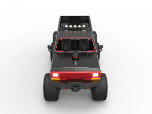 Monster Truck 6x6 concept Scale 1 to 25 3D Print Model