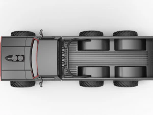 Monster Truck 6x6 concept Scale 1 to 25 3D Print Model