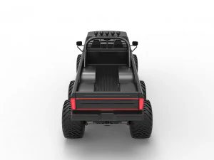 Monster Truck 6x6 concept Scale 1 to 25 3D Print Model