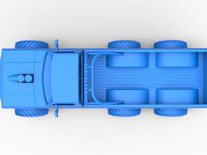 Monster Truck 6x6 concept Scale 1 to 25 3D Print Model