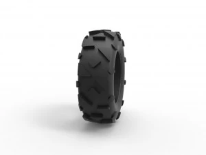 Offroad tire 81 Scale 1 to 25 3D Print Model