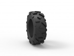 Offroad tire 81 Scale 1 to 25 3D Print Model