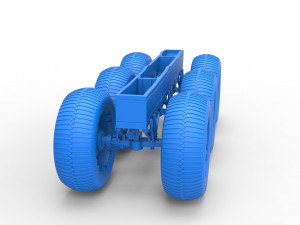 Chassis of 6x6 Monster Truck Version 3 Scale 1 to 25 Modello di stampa 3D
