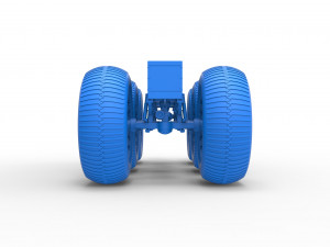 Chassis of 6x6 Monster Truck Version 3 Scale 1 to 25 Modello di stampa 3D