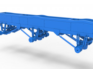 Chassis of 6x6 Monster Truck Version 3 Scale 1 to 25 Modello di stampa 3D