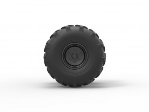 Offroad double wheel Scale 1 to 25 Modelo de Impressão 3D