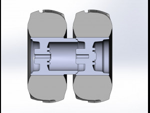 Offroad double wheel Scale 1 to 25 Modelo de Impressão 3D