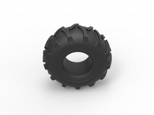 Offroad tire 82 Scale 1 to 25 3D प्रिंट मॉडल