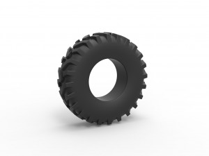 Offroad tire 83 Scale 1 to 25 3Dプリントモデル