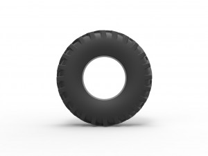 Offroad tire 83 Scale 1 to 25 Model Cetak 3D