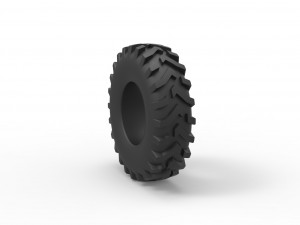 Offroad tire 83 Scale 1 to 25 Model Cetak 3D