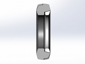 Military Whitewall tire Scale 1 to 25 Model Cetak 3D
