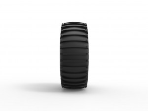 Whitewall Trom tire Scale 1 to 25 3D Baskı Modeli