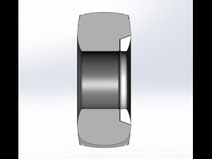 Whitewall Trom tire Scale 1 to 25 3D Baskı Modeli