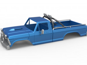 Shell of vintage Monster Truck Version 1 Scale 1 to 25 3Dプリントモデル