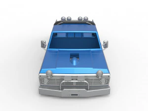 Shell of vintage Monster Truck Version 1 Scale 1 to 25 3D Print Model