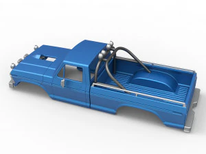 Shell of vintage Monster Truck Version 1 Scale 1 to 25 3D Print Model